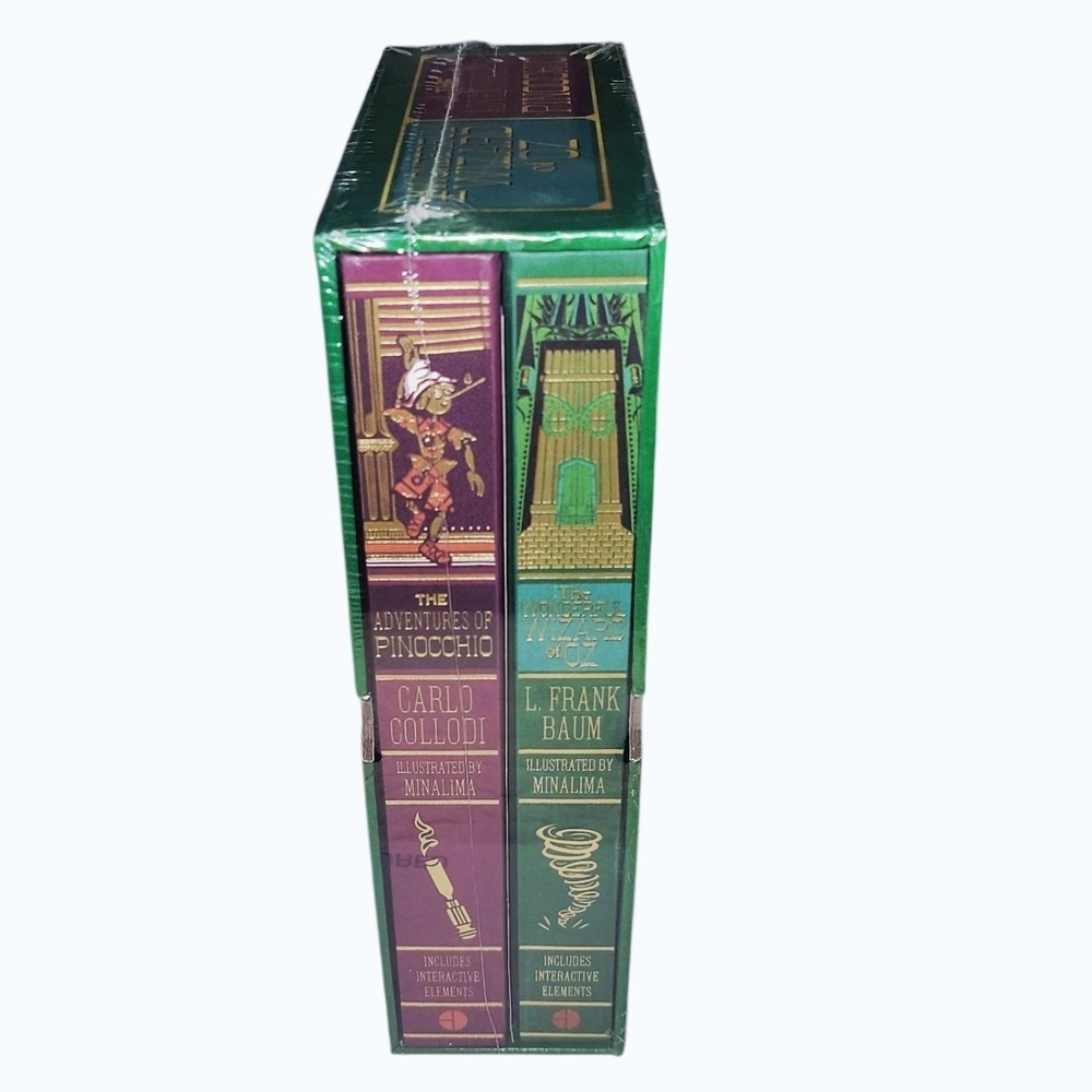 Sealed MinaLima Classics Box Set Wizard of Oz Pinocchio Interactive Illustrated
